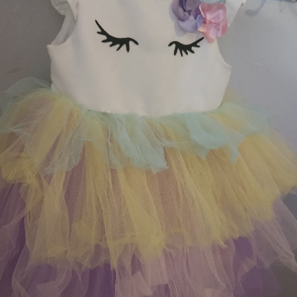 Unicorn Birthday Tutu Dress by ERAY KIDS Sz3Y - Picture 6 of 14
